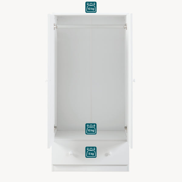 Armoire enfant Beldinupp 123 x 60 x 40 cm [en.casa]