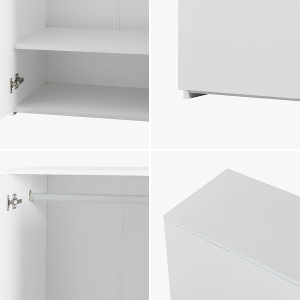Kledingkast Beldinupp 123x60x40 cm [en.casa]
