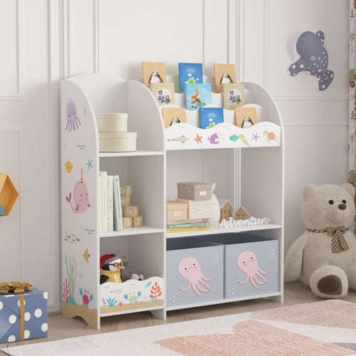 Kinderkast Lysekil open kast 100x93x30 cm [en.casa]
