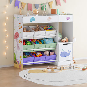 Kinderkast Søndreland open kast 80x90x29,5 cm [en.casa]