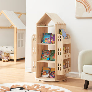 Draaibare Kinderkast Sanköre 122x64x43 cm Grenenhout Naturel [en.casa] - premiumXL
