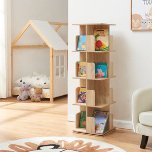 Étagère à livres pivotante Talöpintaa 129 x 40 x 40 cm [en.casa]