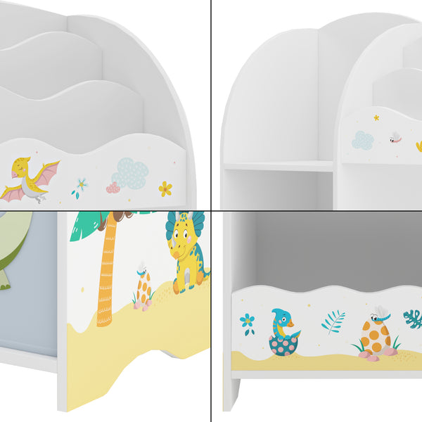 Kinderkast Lysekil open kast 100x93x30 cm [en.casa]