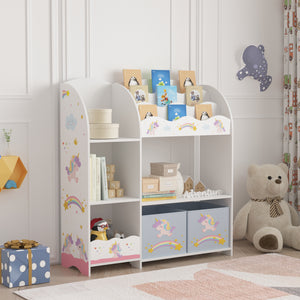 Kinderkast Lysekil open kast 100x93x30 cm [en.casa]
