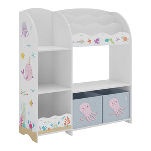 Kinderkast Lysekil open kast 100x93x30 cm [en.casa]