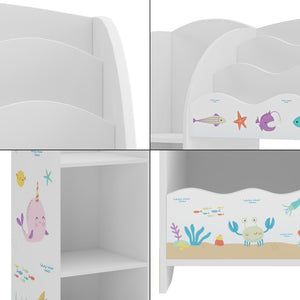 Kinderkast Lysekil open kast 100x93x30 cm [en.casa]