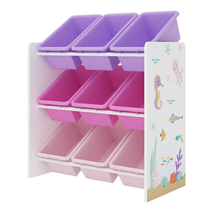 [en.casa] Kinderrek Muxía speelgoedkast 60x62x26,5 cm - 4 varianten