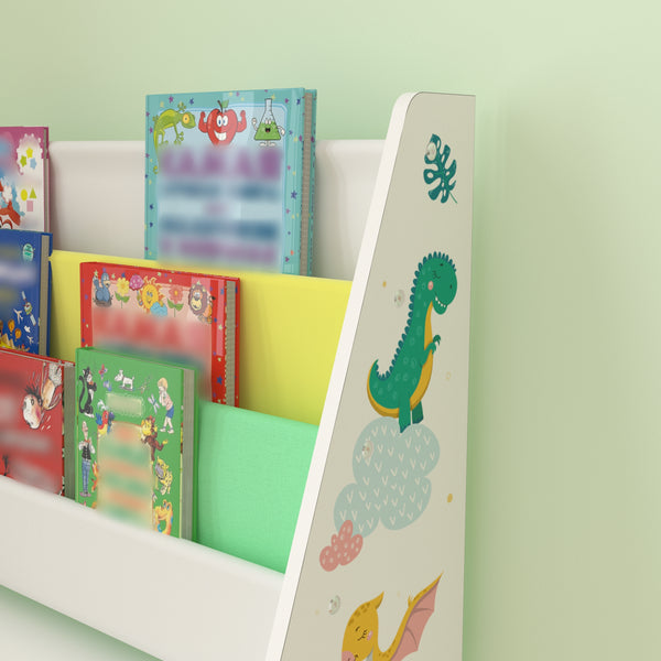[en.casa] Kinderboekenkast Neda opbergkast 74x71x23 cm - 4 varianten