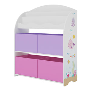 Kinderboekenkast Orust opbergkast 97,5x82,5x29,5 cm [en.casa]