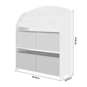Kinderboekenkast Orust opbergkast 97,5x82,5x29,5 cm [en.casa]