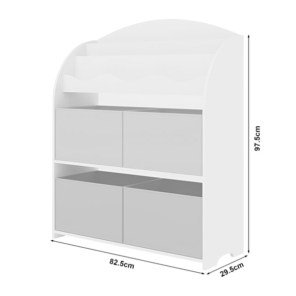 Kinderboekenkast Orust opbergkast 97,5x82,5x29,5 cm [en.casa]