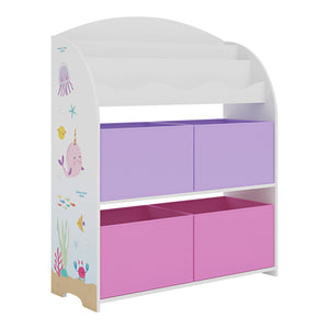 Kinderboekenkast Orust opbergkast 97,5x82,5x29,5 cm [en.casa]