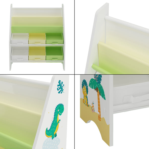 [en.casa] Kinderrek Ponteceso 74x62x26,5 cm - 4 varianten