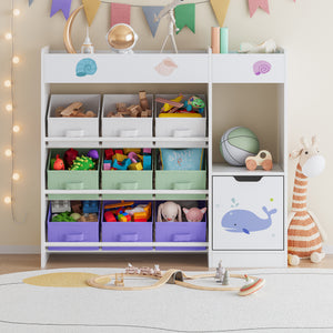 Kinderkast Søndreland open kast 80x90x29,5 cm [en.casa]