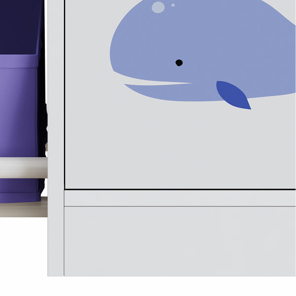 Kinderkast Søndreland open kast 80x90x29,5 cm [en.casa]