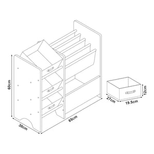 [en.casa] Kinderrek Vimianzo 60x65x30 cm - 4 varianten