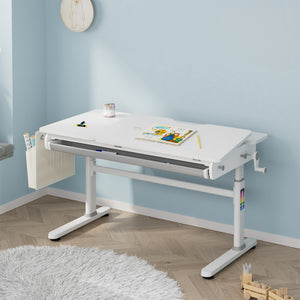 Bureau enfant réglable en hauteur Kuosa 120 x 60 cm [en.casa]