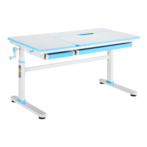 Bureau à hauteur réglable pour enfant Sauda 120 x 60 cm [en.casa]