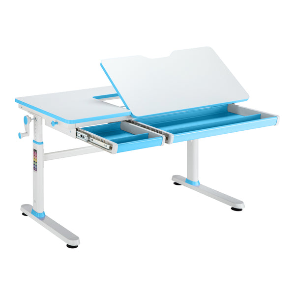 Bureau à hauteur réglable pour enfant Sauda 120 x 60 cm [en.casa]