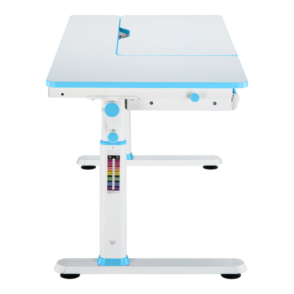 Bureau à hauteur réglable pour enfant Sauda 120 x 60 cm [en.casa]