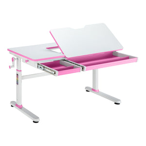 Bureau à hauteur réglable pour enfant Sauda 120 x 60 cm [en.casa]