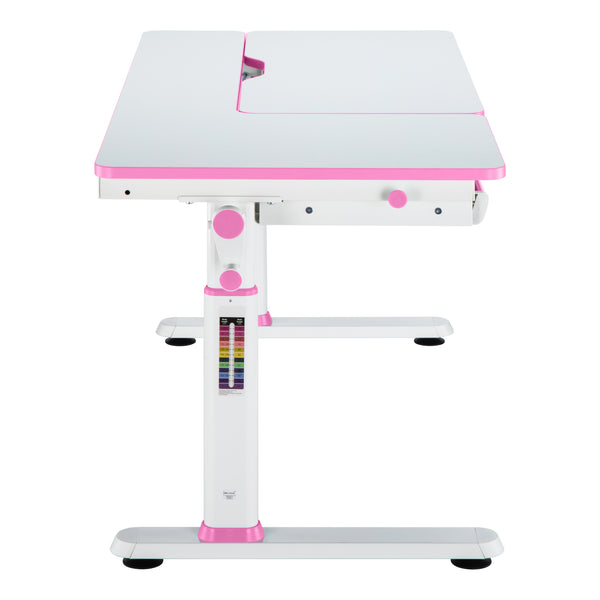 Bureau à hauteur réglable pour enfant Sauda 120 x 60 cm [en.casa]