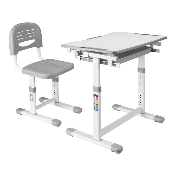 Kinderbureauset Sala kindertafel met 1 stoel [en.casa]