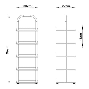 Schoenenrek Poytya voor kinderen 96x30x27 cm [en.casa]