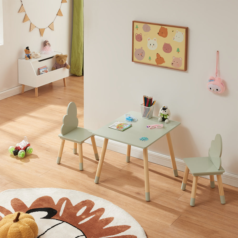 Ensemble de table et 2 chaises pour enfants Hovle [en.casa]