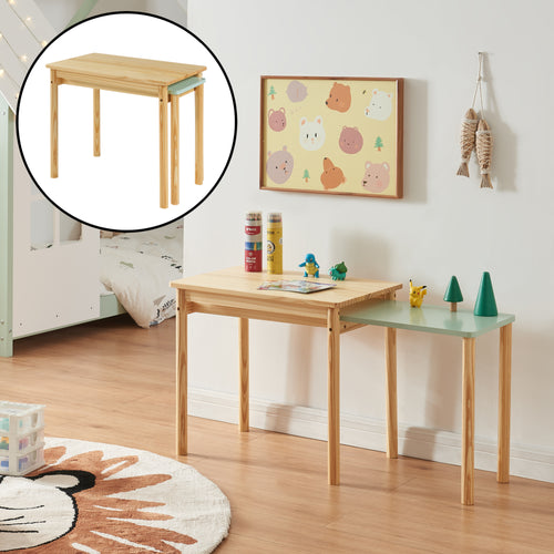 Bureau extensible pour enfant Skellefteå 60 x 38 x 51,5 cm [en.casa]