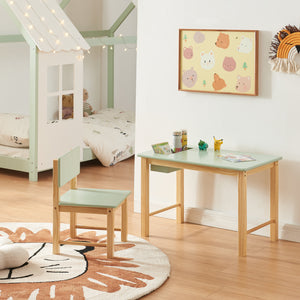 Ensemble de bureau et chaise pour enfants Skjåk [en.casa]