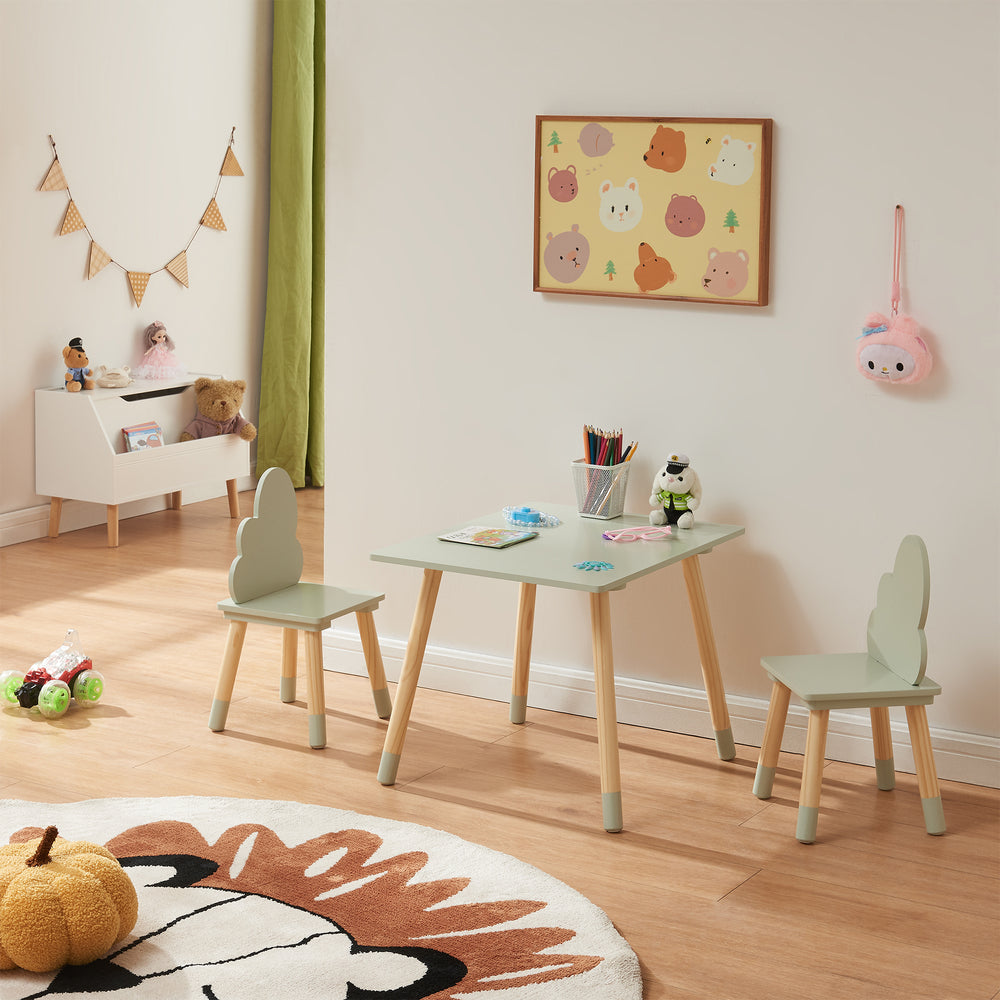 Ensemble de table et 2 chaises pour enfants Hovle [en.casa]