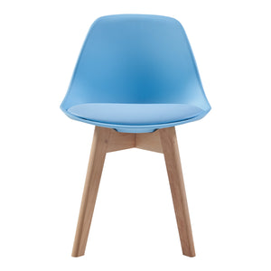 Set de 2 chaises pour enfants Elvdal rembourré en similicuir PU plastique hêtre [en.casa]