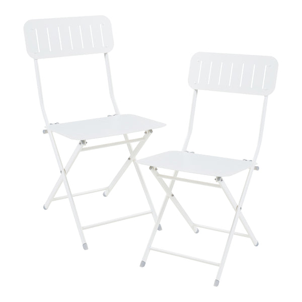 Klapstoel Sande set van 2 tuinstoelen 84,5x42x50 cm [en.casa]