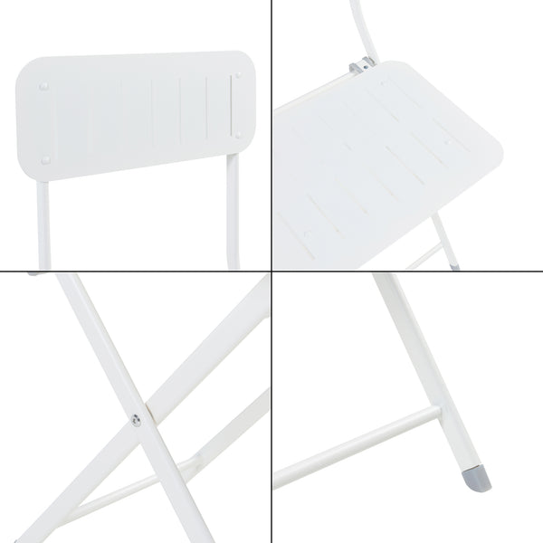 Klapstoel Sande set van 2 tuinstoelen 84,5x42x50 cm [en.casa]