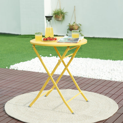 Table de jardin pliante Sande [en.casa]