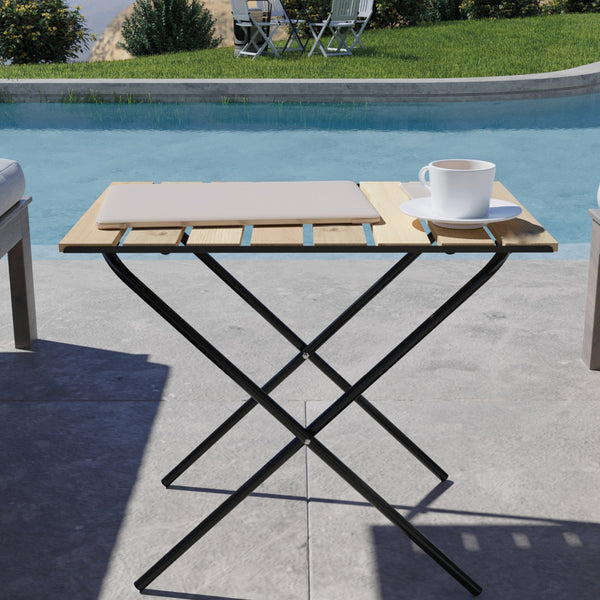 [en.casa] Tuintafel Cavallino opvouwbaar 60x40x57 cm - 3 varianten