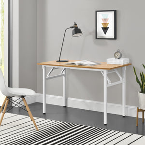 Eettafel bureau 120x60x75 - 76,4 cm opvouwbaar verstelbaar - 4 varianten