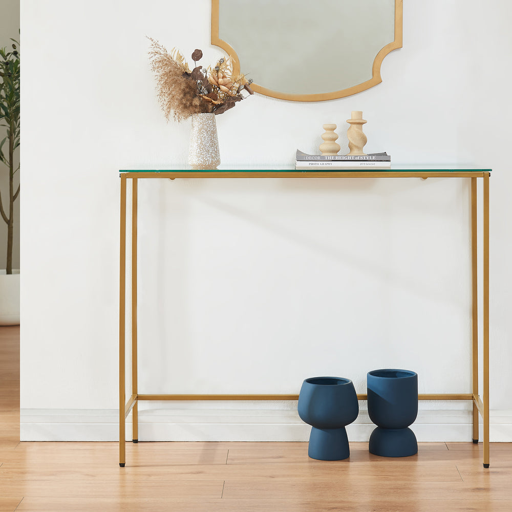 Table console Kronoby 80 x 100 x 30 cm [en.casa]