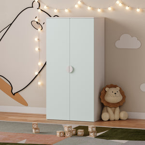 Kinderkast Sandnes 2-deurs 123x60x40 cm [en.casa]