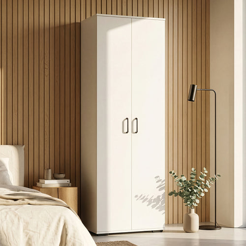 Armoire Chalvefted 175x60x35 cm Blanc [en.casa]