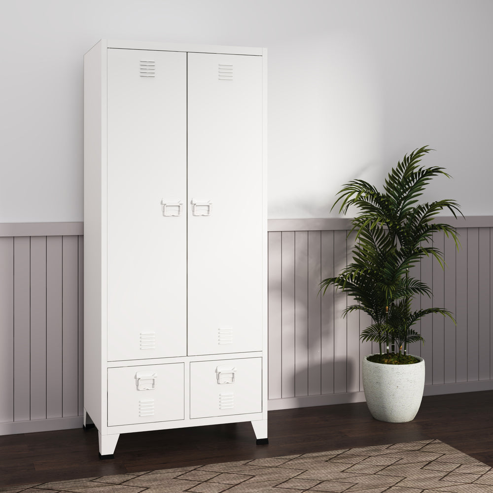 Armoire Hankasalmi 180x90x40 cm en différentes couleurs [en.casa] - premiumXL