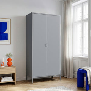 Armoire de chambre Esteli 170 x 80 x 45 cm acier [en.casa]