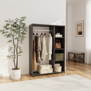 Kledingkast 123x90x30 cm Nesbyen [en.casa]