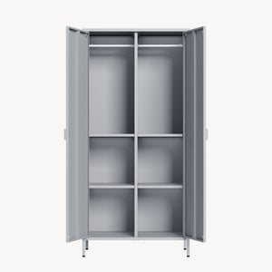 Armoire de chambre Esteli 170 x 80 x 45 cm acier [en.casa]