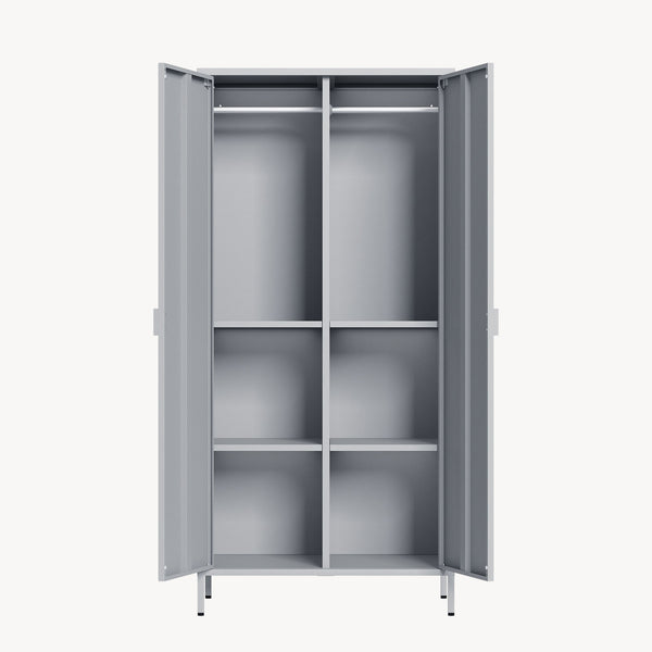 Armoire de chambre Esteli 170 x 80 x 45 cm acier [en.casa]