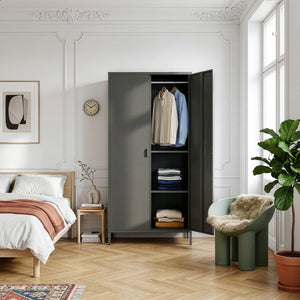 Kledingkast Esteli 2-deurs 170x80x45 cm [en.casa] 