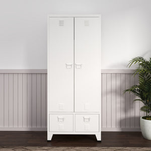 Armoire de chambre Hankasalmi acier [en.casa]