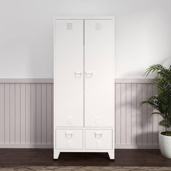 Armoire de chambre Hankasalmi acier [en.casa]