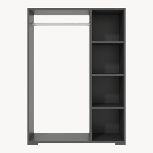 Kledingkast 123x90x30 cm Nesbyen [en.casa]